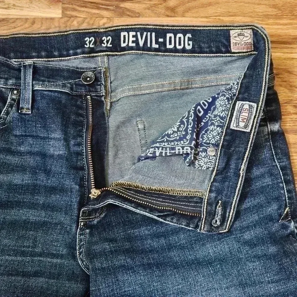 Devil Dog Slim Dungeress Size 32×32 Amazing Used Condition